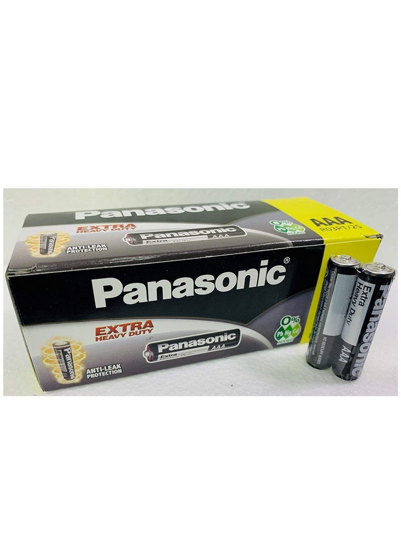 Panasonic Extra Heavy Duty AAA Battery (60 Pcs)