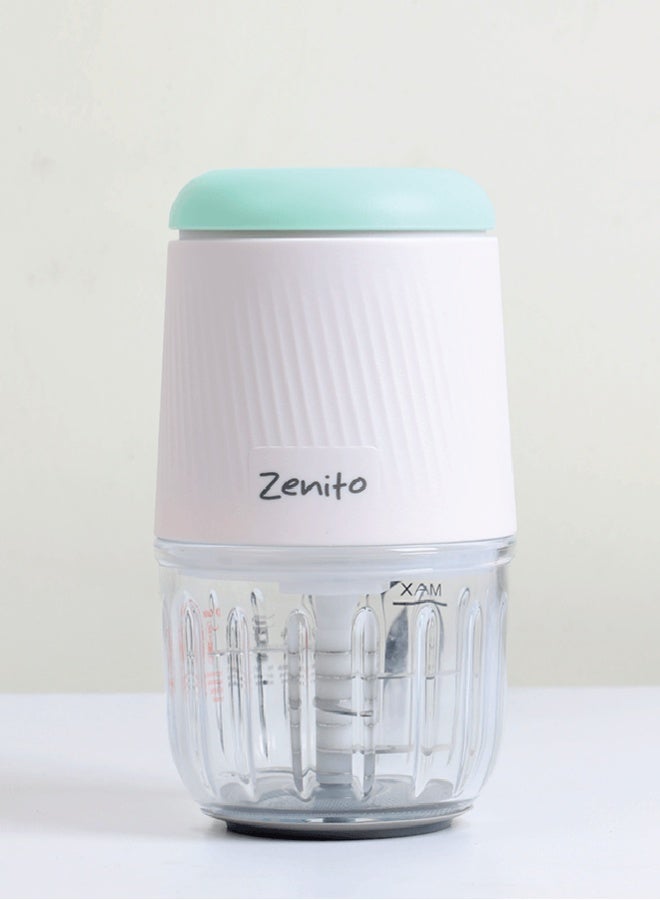 زينيث خلاط طعام أطفال زينيتو صغير - قوي ومدمج (BPA-Free) | تحضير وجبات طازجة، هريس وعصائر، زر تشغيل واحد للخضار والفواكه - Image 1