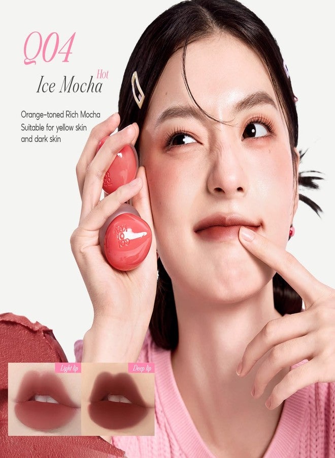 COLORKEY Bouncy Multi-Purpose Mud, Lip Tint, cheek, Moist Fit Without Stickiness, non-sticky, Creamy Soft Texture,Smudge-Proof (Q04-Ice Mocha, 4.5g) - Image 2