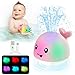 ANGGIKO Baby Girl Bath Toys Easter Basket Stuffers for Babies 1 Year Old Girl Gift Toddler Bath Toys for Kids Ages 13 Light Up Whale Bath Toy Sprinkler Baby Toy 61218 Months Bathtub Fountain Toy - Image 3