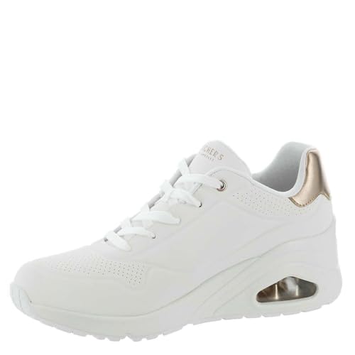 SKECHERS أحذية سكيشرز ستريت للنساء،UNO Wedge - HI Steps،أبيض،10 M US - Image 5