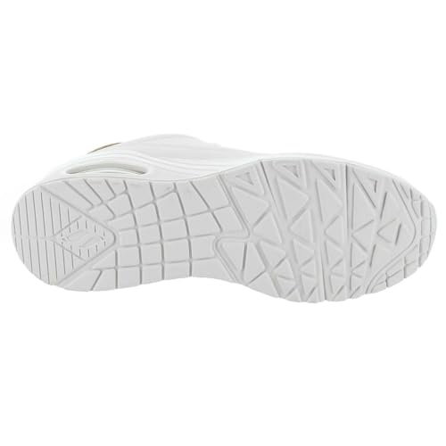 SKECHERS أحذية سكيشرز ستريت للنساء،UNO Wedge - HI Steps،أبيض،10 M US - Image 4