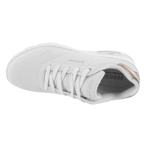 SKECHERS أحذية سكيشرز ستريت للنساء،UNO Wedge - HI Steps،أبيض،10 M US - Image 3