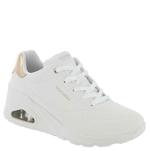 SKECHERS أحذية سكيشرز ستريت للنساء،UNO Wedge - HI Steps،أبيض،10 M US - Image 2