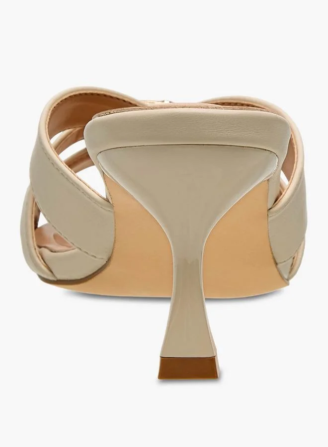 Celeste IVORY Women Flared Heel Sandals for Women | Best Price UAE