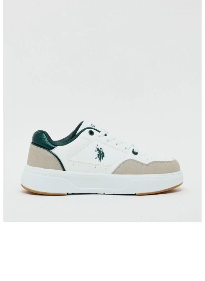 U.S. Polo Assn.  U.S. Polo Assn Melodie GLB 5PR Women’s Sneakers – White, Lace-Up Casual Shoes  | Best Price UAE