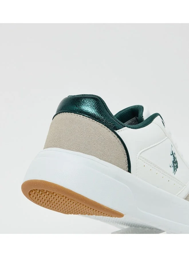 U.S. Polo Assn.  U.S. Polo Assn Melodie GLB 5PR Women’s Sneakers – White, Lace-Up Casual Shoes  | Best Price UAE