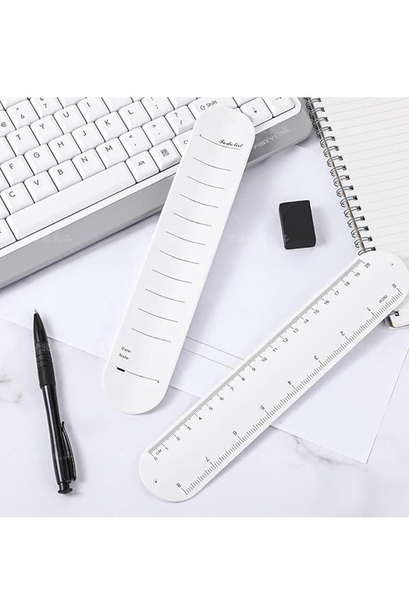 CMGTYYD. سوار سيليكون مذكرة، سوار المهام القابلة للارتداء، سوار سlap قابل لإعادة الاستخدام المقاوم للماء، سوار سlap، سوار المهام مذكرة التكنولوجيا القابلة للارتداء، سوار المعصم مسح، مناسبة للمدارس والمستشفيات والشركات - Image 2