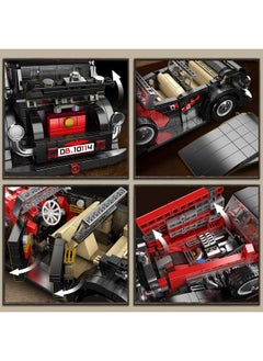 mould king 10114 Classic Cars Building Kits, Moc Vintage Car Model Building Blocks Set, Gift For Kids Age 8+/Adult Collections Enthusiasts(1308+ Pieces, Static Version)  - Image 4
