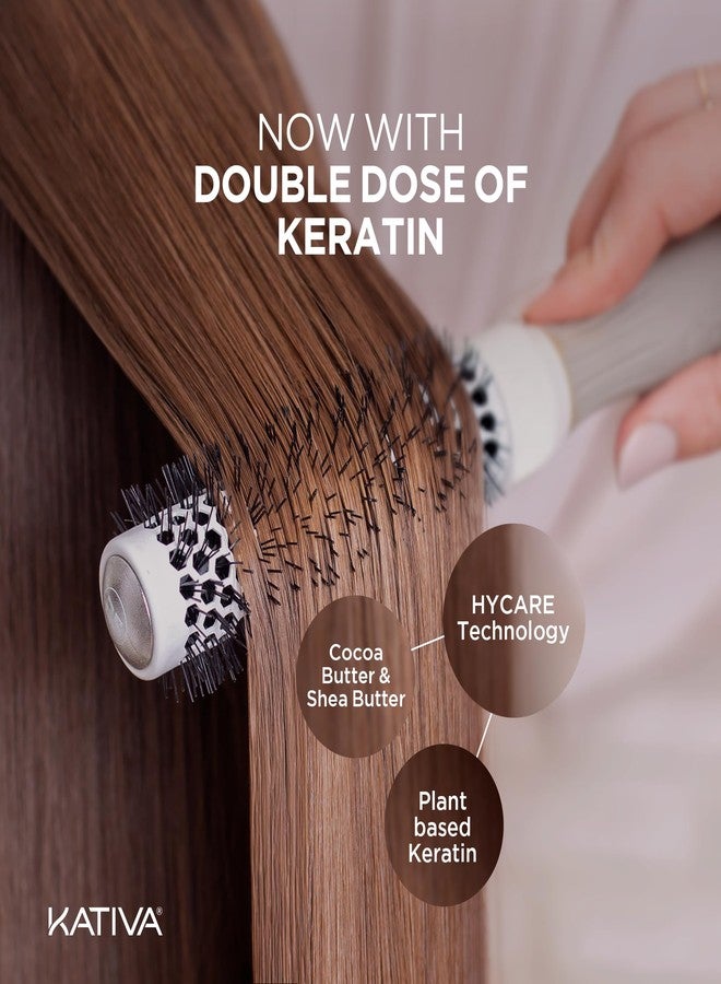 كاتيفا مجموعة كاتيفا النباتية لتمليس الشعر البرازيلي السريع مع الكيراتين النباتي المزدوج، علاج منزلي لتنعيم الشعر خالٍ من الفورمالديهايد مع زيت الأرغان وزبدة الشيا، مضاد للتجعد، مرطب ومتألق. - Image 5