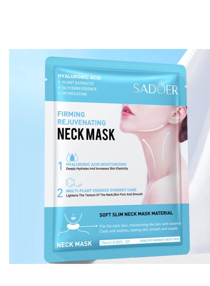 SADOER 3 Packs Neck Mask Tender Soft Firming Rejuvenating Neck Mask - Image 4