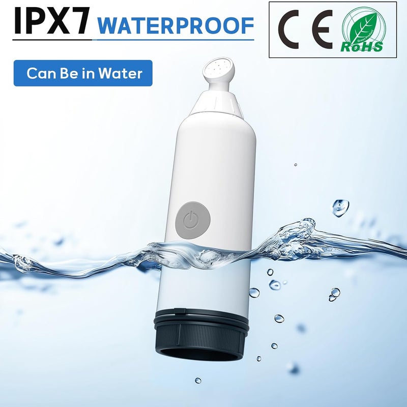 BIGCOW  bidet محمول للسفر، bidet كهربائي مع 3 أوضاع رذاذ، مقاوم للماء IPX7 وقابل لإعادة الشحن، رشاش مياه مرحاض صغير للنظافة الشخصية، رعاية ما بعد الولادة، العجان والبواسير - Image 5