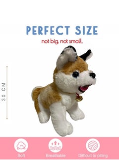 Lukadah LUKADAH Premium Quality Chihuahua Stuffed Animal Plush Toy-Ultra Soft Huggable Dog Plushie Toy-Realistic Soft Puppy Toy-Best Gift for KIDS (Brownish)  - Image 3
