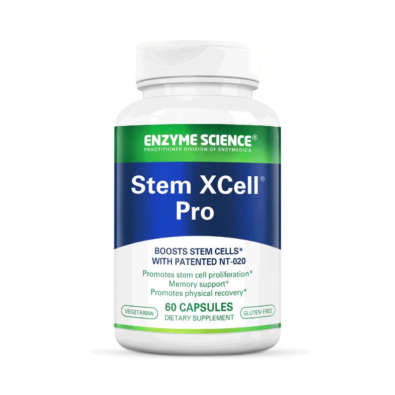 Enzyme Science Stem XCell Pro Antioxidant Support for Cellular Immune Health Stem Cell Health Supplement 60 Capsules