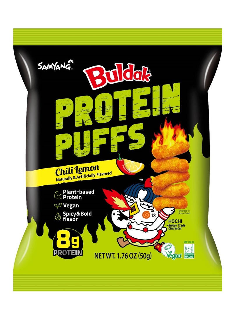 Samyang بفك بُلداك بروتين بنكهة الفلفل الحار والليمون