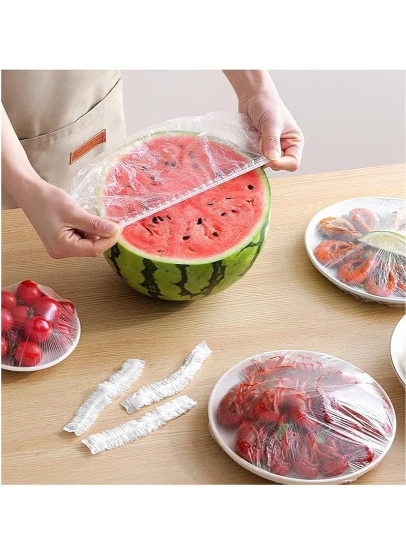 جيكومو 100كيس لحفظ الطعام طازجاً نايلون تغليف، عاليالجودة، تخزين الطعام والصحون لبقايا الطعام، قابلةللانكماش، حقيبة مرنة للفاكهة، الخضروات، اللحوم،أكياس تغليف - Image 4