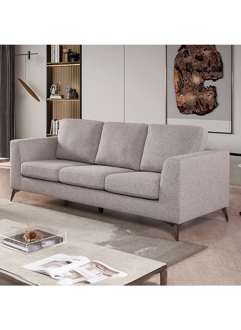 Home Box - Flores 3-Seater Fabric Sofa 102 x 87 x 214 cm - Image 1