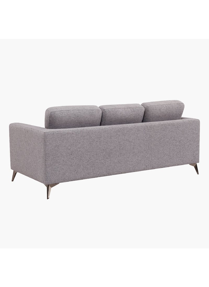Home Box - Flores 3-Seater Fabric Sofa 102 x 87 x 214 cm - Image 1