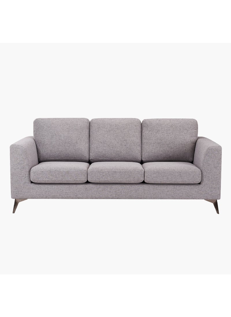 Home Box - Flores 3-Seater Fabric Sofa 102 x 87 x 214 cm - Image 1