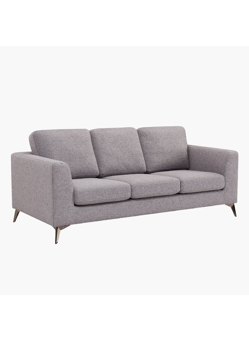 Home Box - Flores 3-Seater Fabric Sofa 102 x 87 x 214 cm - Image 1