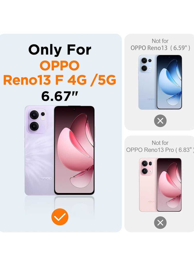 Generic - Case for OPPO Reno13 F Soft TPU Shockproof Matte Finish Back Cover with Camera Protection for OPPO Reno 13 F - Image 1