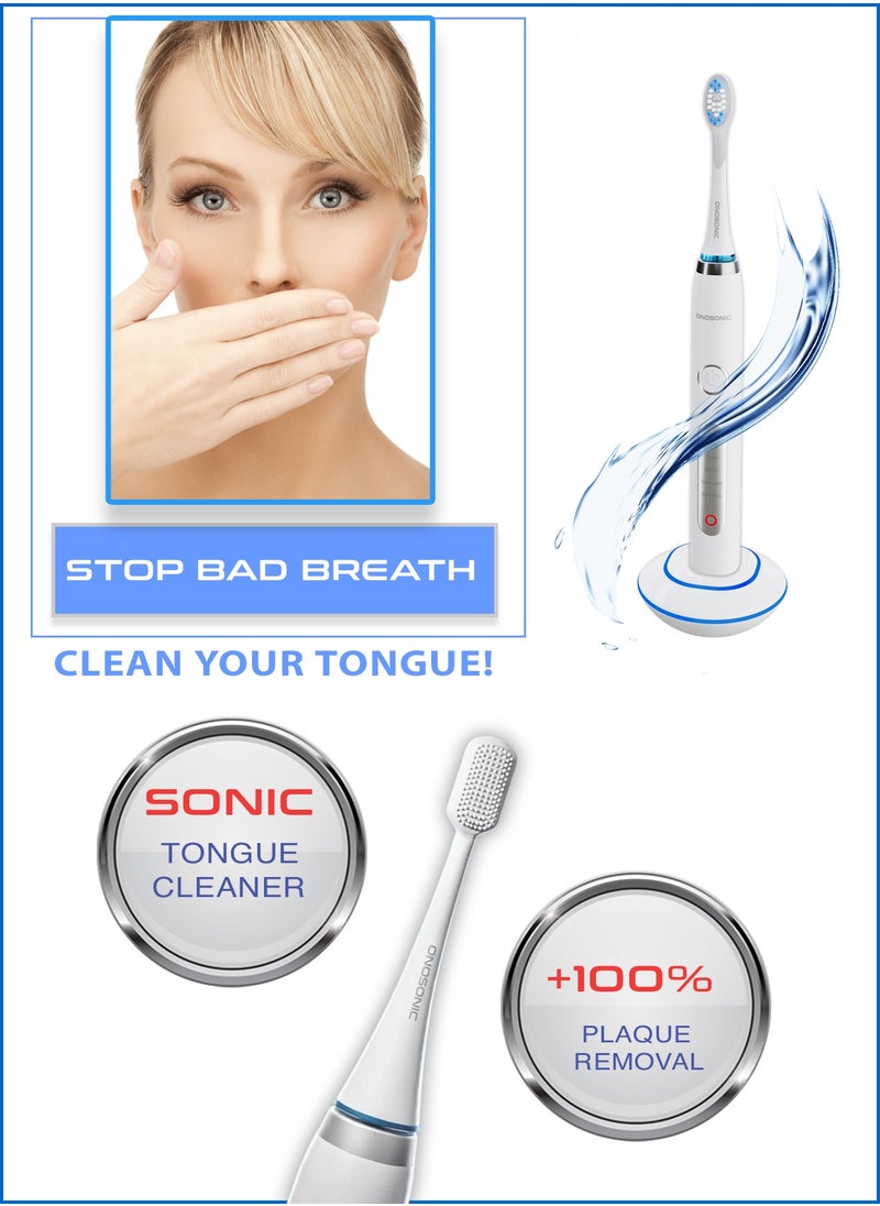 Ultrasonic Electric Toothbrush – Whiter Teeth in 7 Days, Ultrasonic Technology for 10x Plaque Removal, Sonic Tongue Cleaner, Bad Breath Fighter, Teeth Stain Prevention, Gum Health Boost, Dentist Recommended, USB Travel Case - pzsku/ZC2956F3C809A106DC5E1Z/45/_/1730739839/a947d1c7-4a3f-4617-984c-63620240ef5a