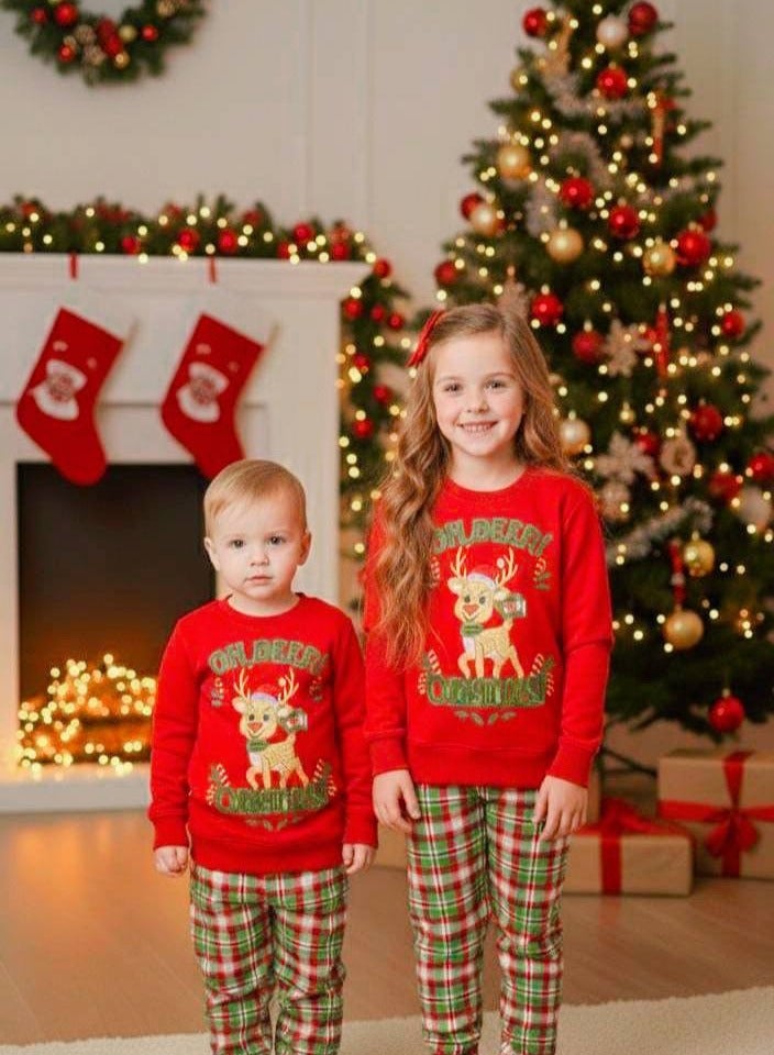 general Children's Christmas pajamas, Milton fleece lining - Image 1