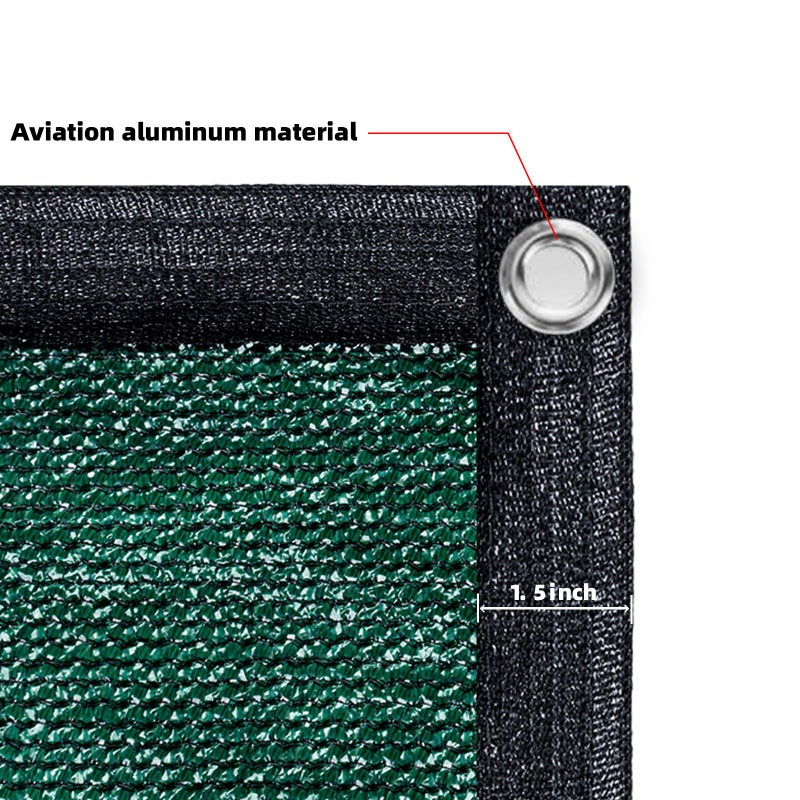 SUNNY GUARD Privacy Screen Fence 3/4/5/6/7/8 FT Heavy Duty Dustproof Denoise Fencing Mesh Fabric Shade Net Cover for Outdoor Wall Garden Yard Pool Deck,6' x 50' Dark Green(We Make Custom Size) - Image 3