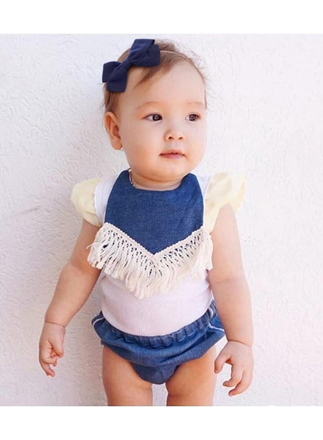 Cherssy Cherssy Baby Girl Headbands and Hair Bows, Stretchy Nylon Hairbands for Newborn, Infant, Toddlers  - Image 3