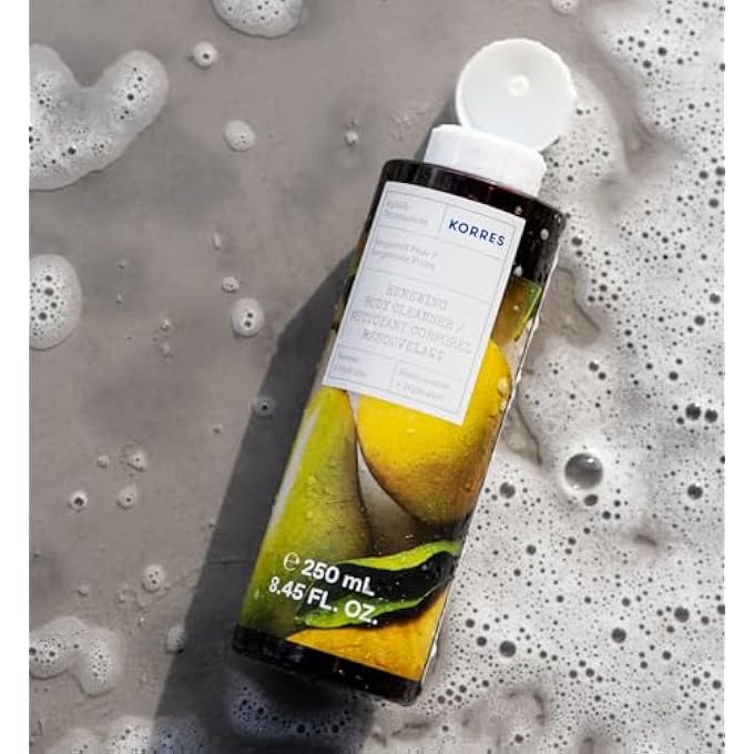 KORRES BERGAMOT PEAR RENEWING BODY CLEANSER, 250 ML (PACK OF 1) - Image 3