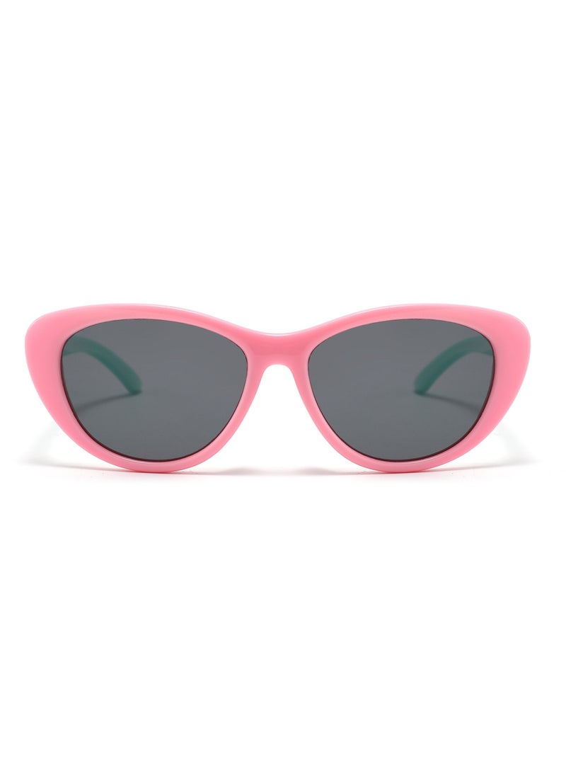 XPI Cateyes Turquoise Blush Kids Sunglasses - Polarized - 100% UV Protection  - Image 2