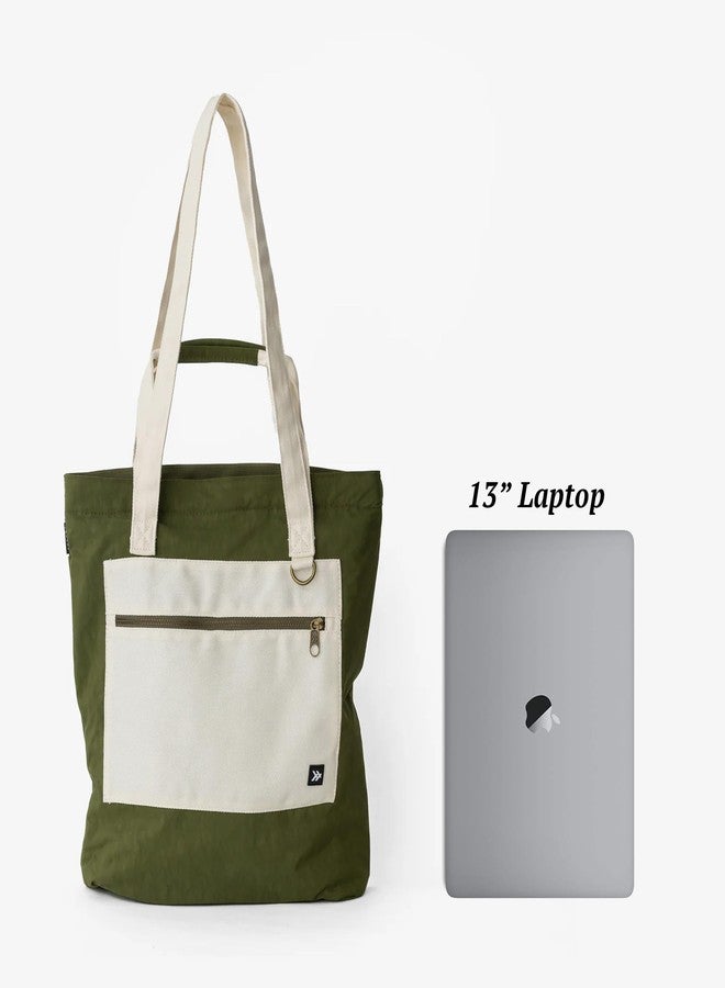 Thread Wallets Utility Tote - Large Travel Tote with Multi-Pocket Design, Laptop Compartment & Work Bag for Women (Scout) - Image 3