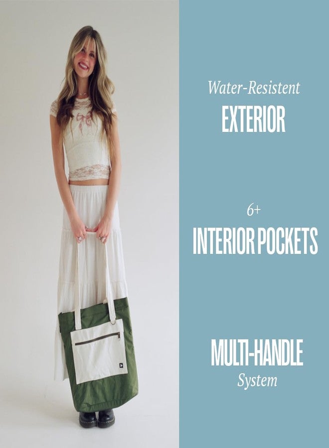 Thread Wallets Utility Tote - Large Travel Tote with Multi-Pocket Design, Laptop Compartment & Work Bag for Women (Scout) - Image 5