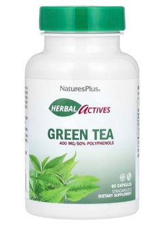 NaturesPlus Herbal Actives Green Tea 400 mg 60 Capsules 