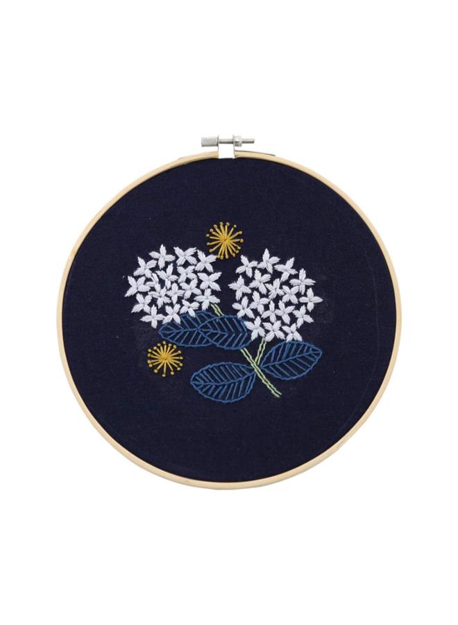 Embroidery Starter Kit with Pattern and Instructions, Cross Stitch Tool Kit Sewing Pins, Aida Cloth, Embroidery Hoops Full Range of Hand Punch Embroidery Kit for Beginners Adults Kids  - Image 1