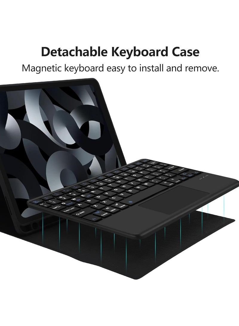 Case for iPad Pro 13-inch (M4) 2024 Tri-Fold Smart Tablet PU Leather Case, Hard PC Back Shell Slim Case Multi- Viewing Angles Stand Hard Shell Folio Case Cover with Auto Wake up - Image 4