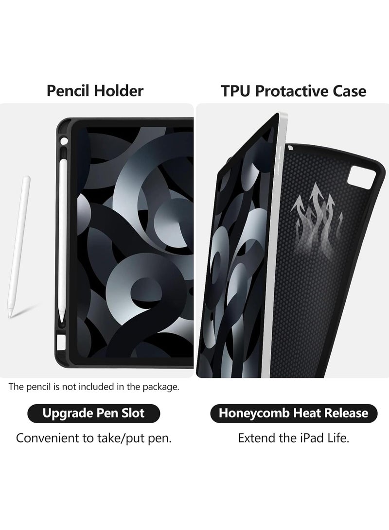 Case for iPad Pro 13-inch (M4) 2024 Tri-Fold Smart Tablet PU Leather Case, Hard PC Back Shell Slim Case Multi- Viewing Angles Stand Hard Shell Folio Case Cover with Auto Wake up - Image 5