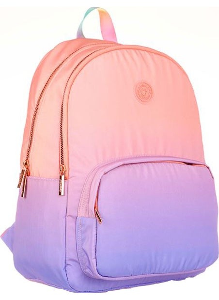 KAUKKO - Rainbow Backpack Salmon K1758 - Image 1