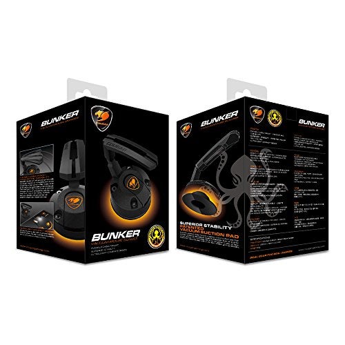 Cougar gaming CGR-XXNB-MB1 Cougar Bunker Gaming Mouse Bungee, Black with an Orange Cougar Symbol - Image 4