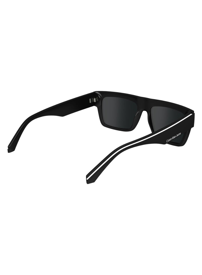 FULL RIM BIO INJ-G820 MODIFIED RECTANGLE CALVIN KLEIN JEANS SUN CKJ24603S  5517 (001) BLACK