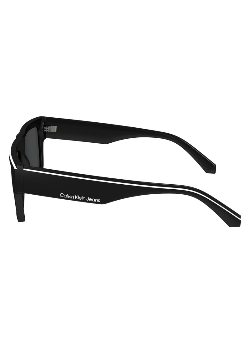 Calvin Klein Jeans FULL RIM BIO INJ-G820 MODIFIED RECTANGLE CALVIN KLEIN JEANS SUN CKJ24603S  5517 (001) BLACK  - Image 4
