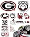 PartyKandy UGA Stickers for Gift Car Water Bottle Laptop and Phone for Football Fans and University Graduates Georgia Bulldogs - Image 2