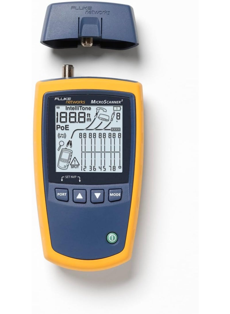 Fluke Networks MS2-100 MicroScanner2 Cable Verifier Raising Verification to a Higher Pow - Image 5