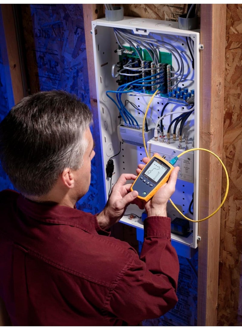 Fluke Networks MS2-100 MicroScanner2 Cable Verifier Raising Verification to a Higher Pow - Image 3