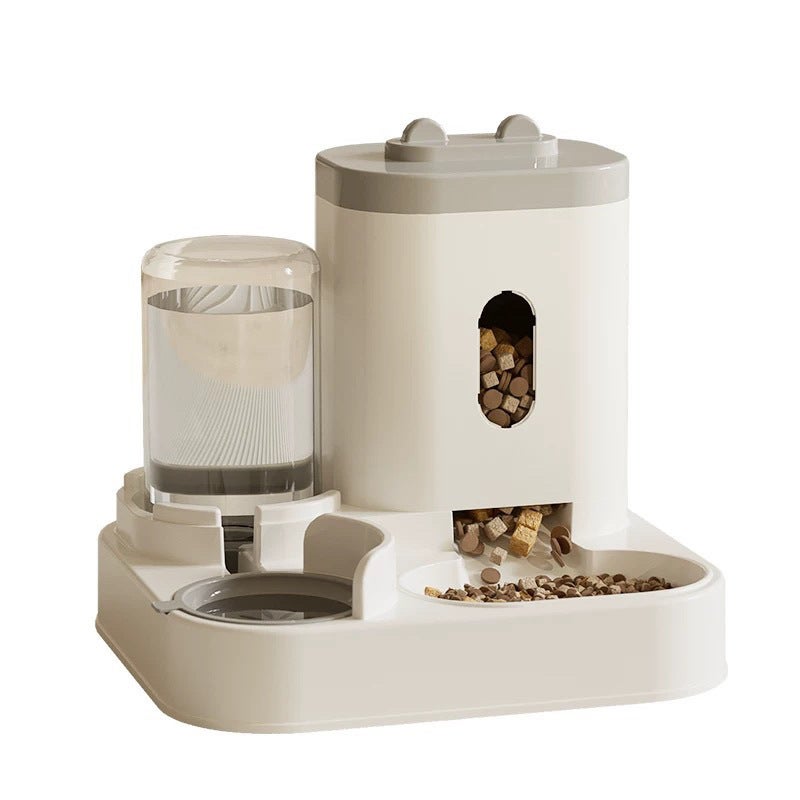Automatic Pet Water Fountain & Feeder, Pet Bowl with Storage - Image 5