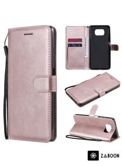 Protective Case Cover For Xiaomi Poco X3 NFC Solid Color Horizontal Flip Protective Leather Case with Holder & Card Slots & Wallet & Photo Frame & Lanyard
