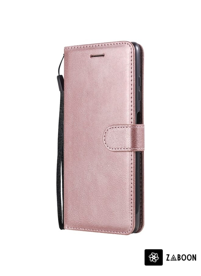 Zaboon - Protective Case Cover For Xiaomi Poco X3 NFC Solid Color Horizontal Flip Protective Leather Case with Holder & Card Slots & Wallet & Photo Frame & Lanyard - Image 1