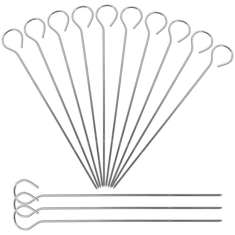 50Pcs Reusable Stainless Steel BBQ Skewers For Grilling Meat And Vegetables Outdoor Grill Accessories - Image 2