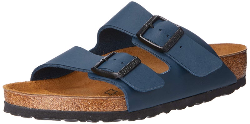 Birkenstock Unisex Arizona Blue Birko Flor Sandals - 7-7.5 B(M) US Wome - Image 4