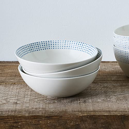 Noritake Blue Hammock 12-Piece Rim Dinnerware Set, Service for 4 - Image 4